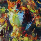 Marta Lipowska - Kolorowy kot X