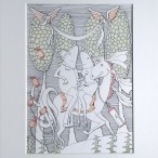 Nowożeńcy po peronie 