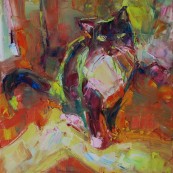Marta Lipowska - Kolorowy kot VIII
