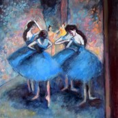 Mariola Ptak - Błękitne tancerki Degasa