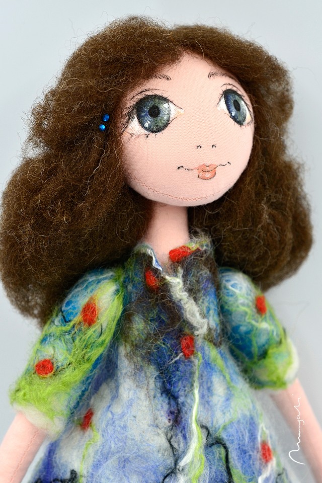 Aniela - artystyczna lalka szmaciana