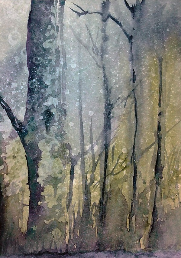 Zimowy las - pejzaż
