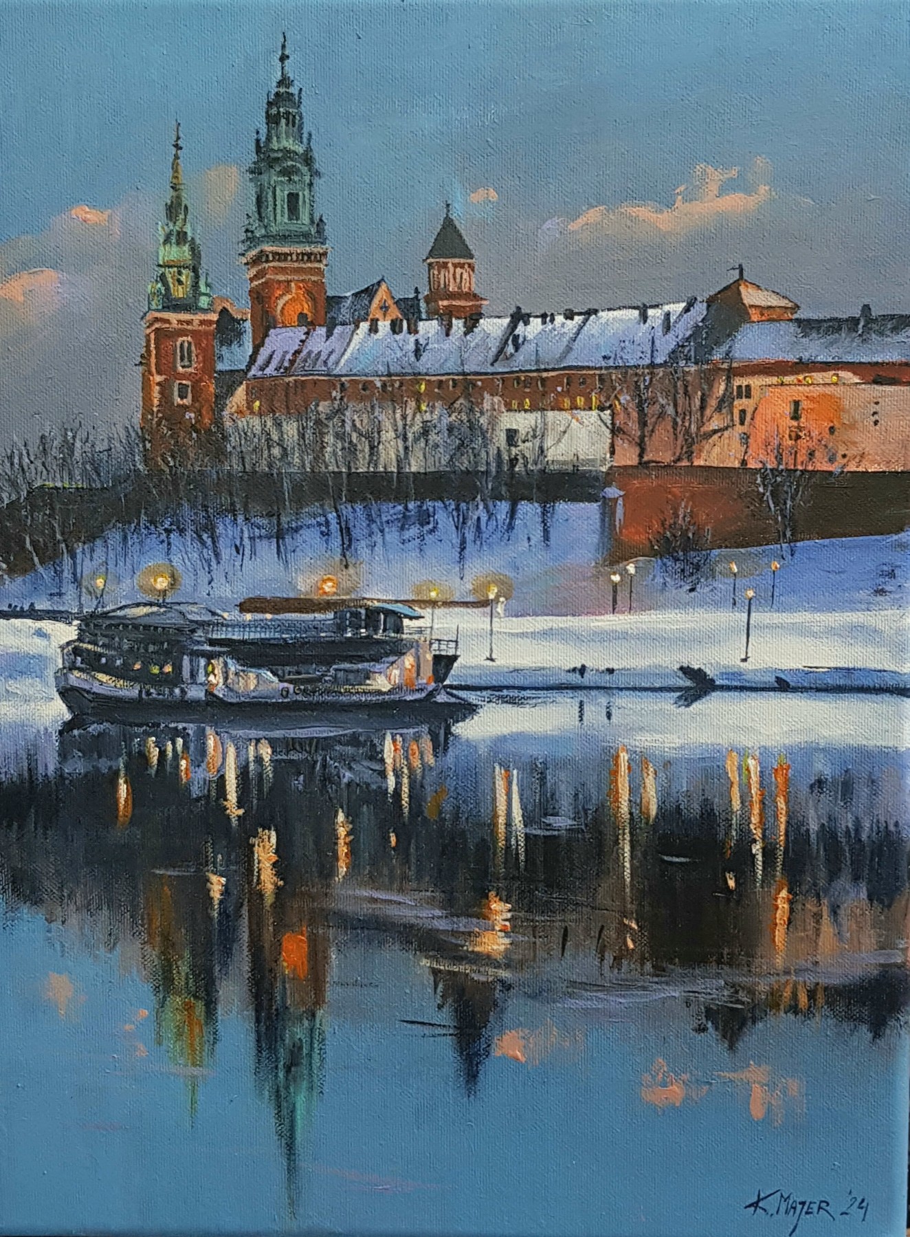 Kraków- zimowy Wawel